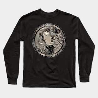 Framed Dream of Vitrail Pour la facade de la Boutique Fouquet Long Sleeve T-Shirt